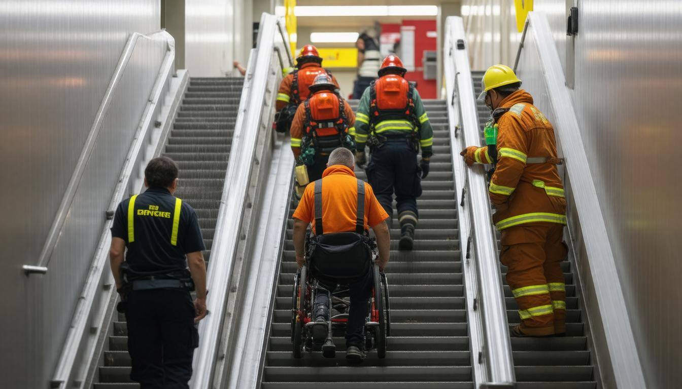 Accessible evacuation drill