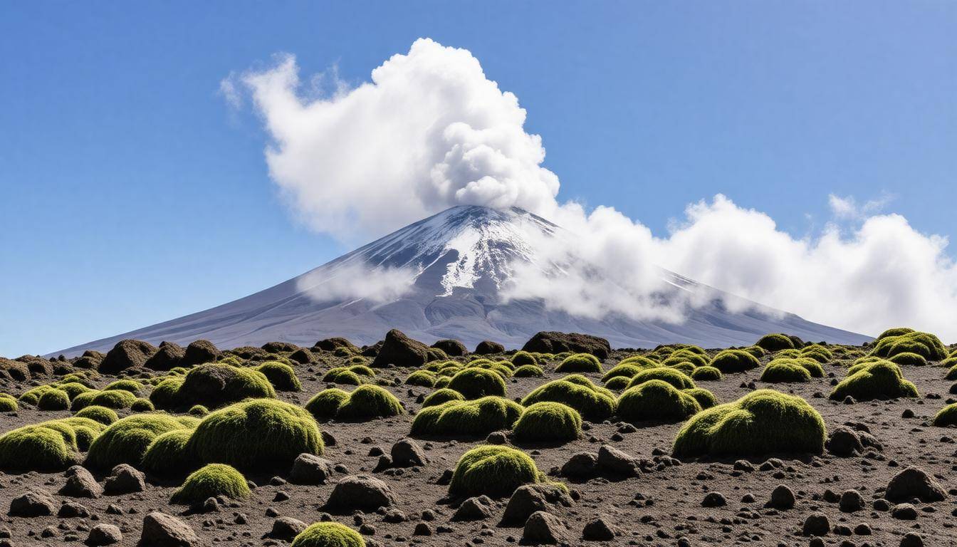 Active Cotopaxi volcano