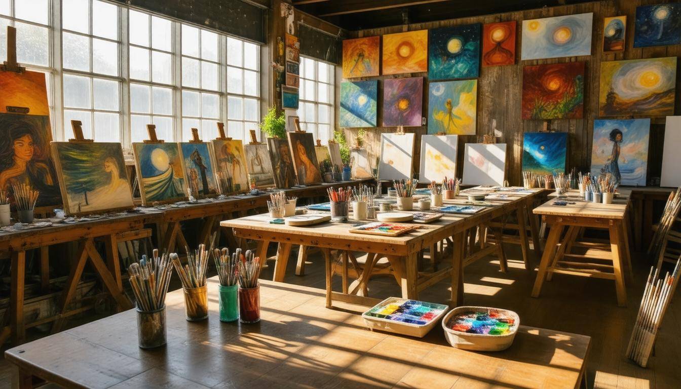 Art therapy studio
