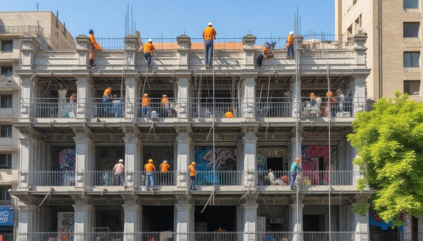 Beirut infrastructure rebuilding