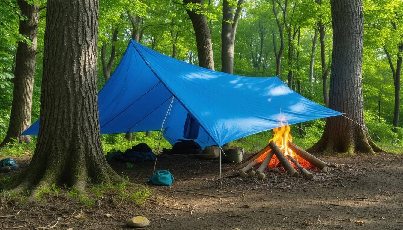 Budget tarp shelter