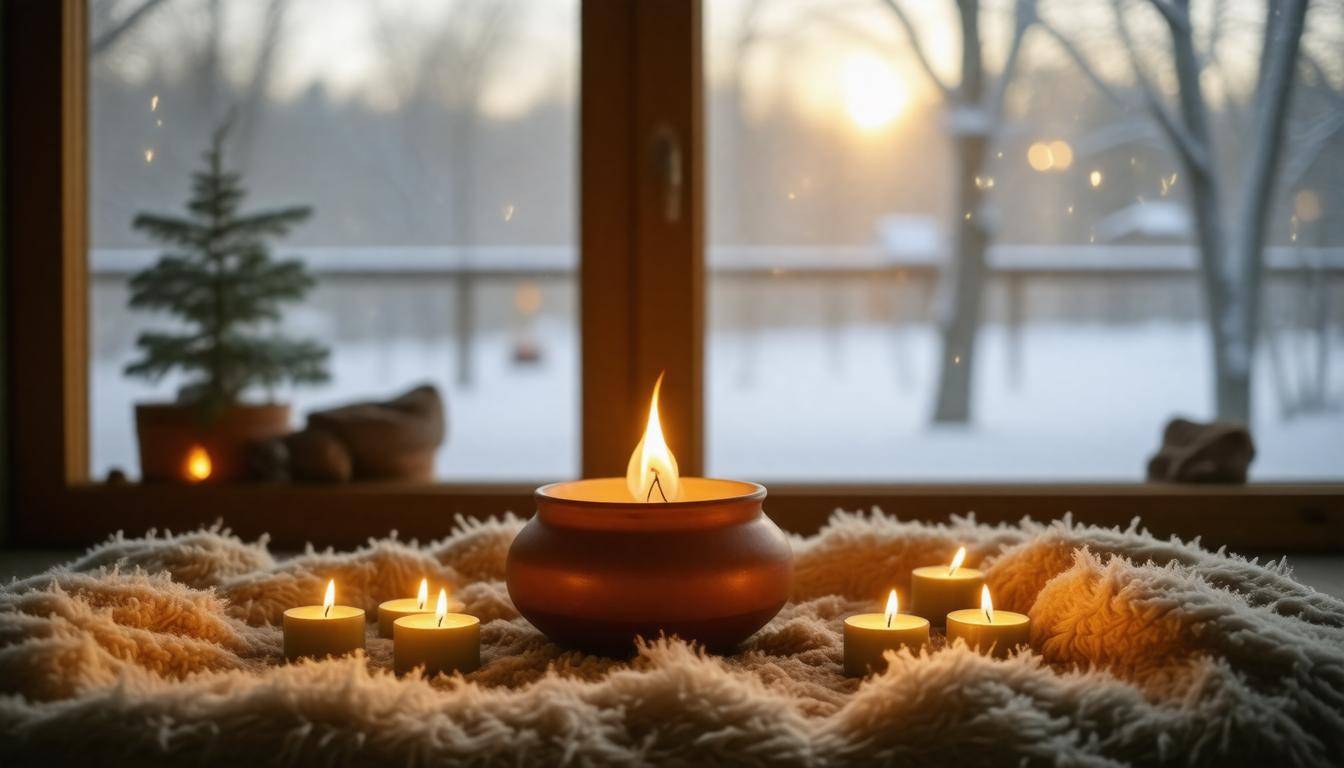 Candle heater setup
