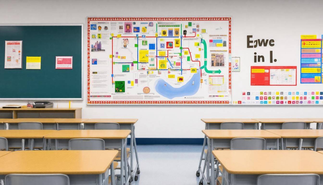 Classroom evacuation map