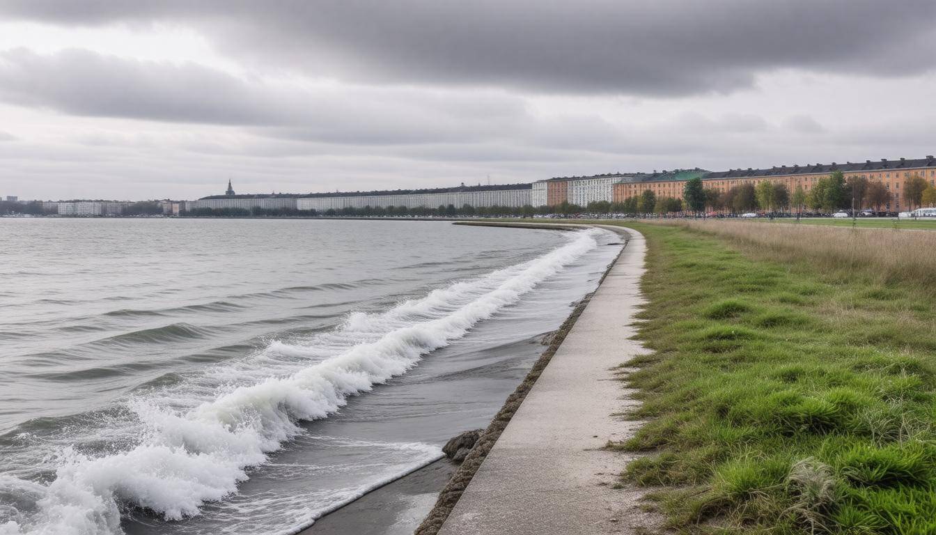 Coastal storm barrier
