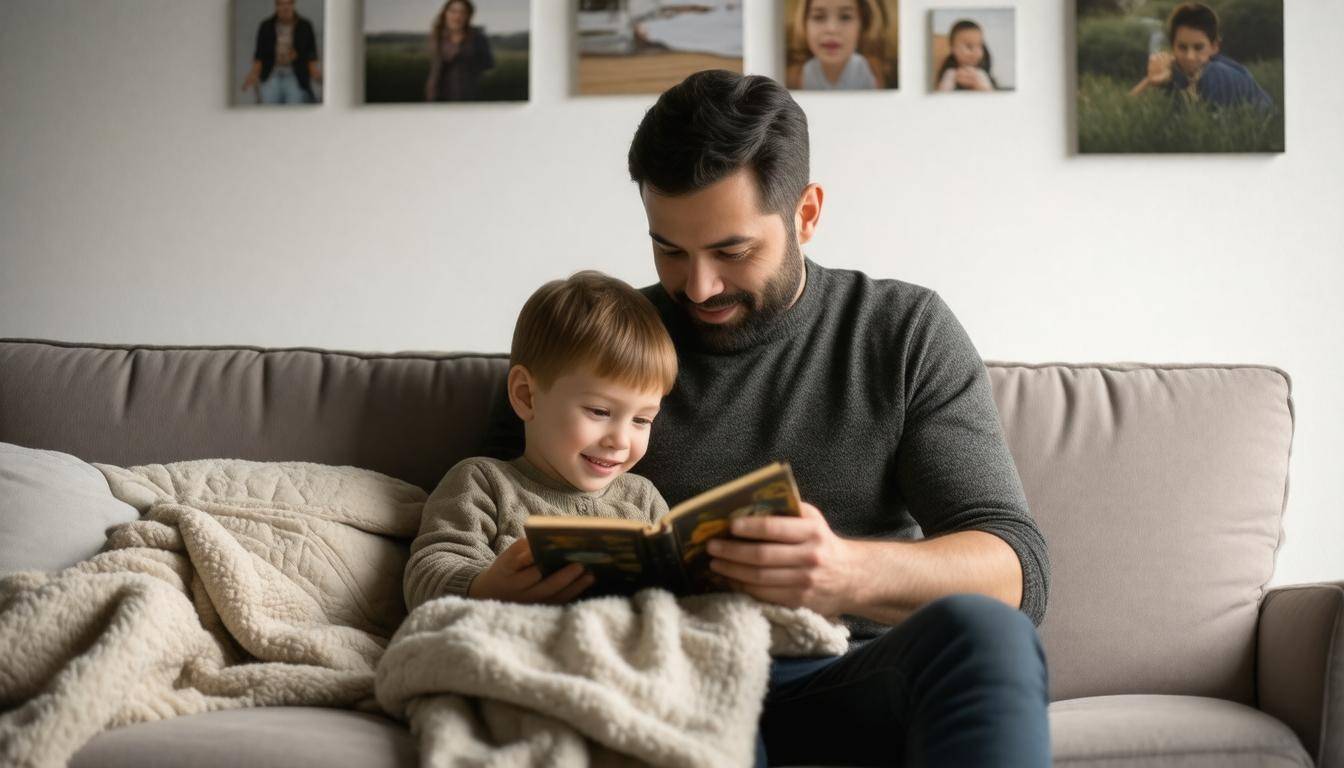 Comforting family bonding