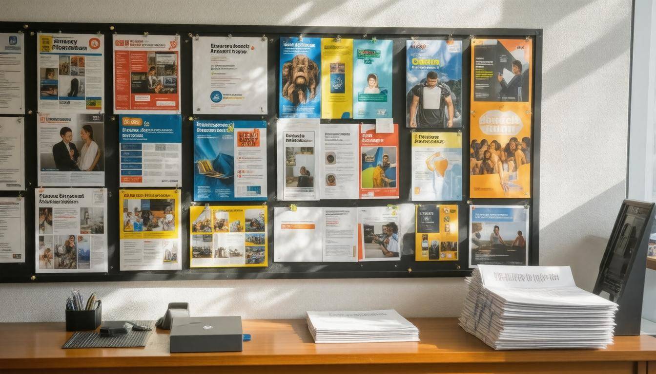 Community assistance bulletin board