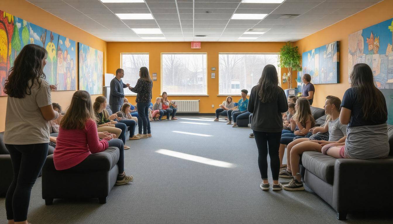 Community center support