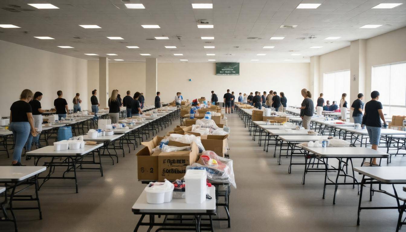 Community evacuation center