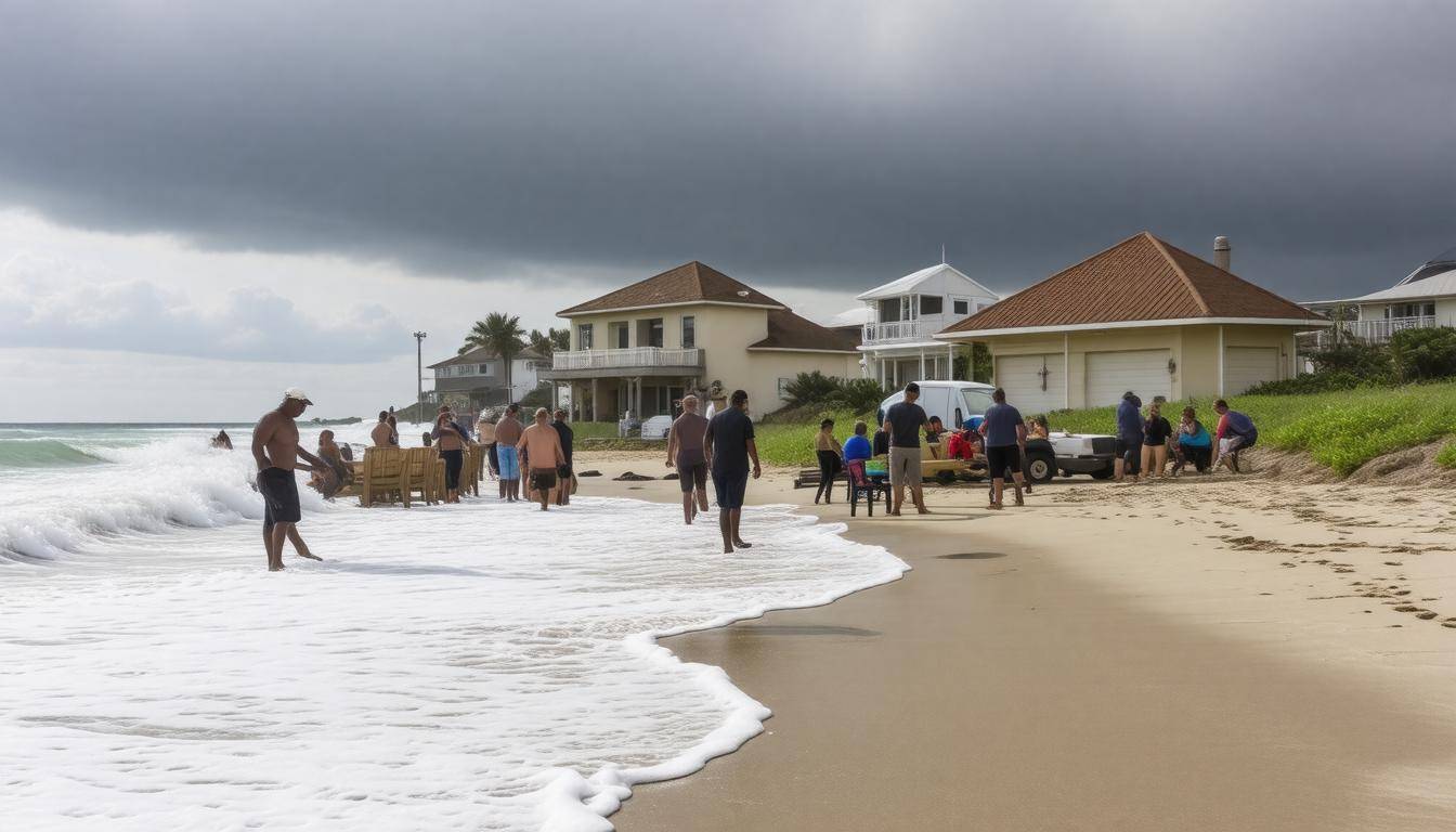 Community storm preparations