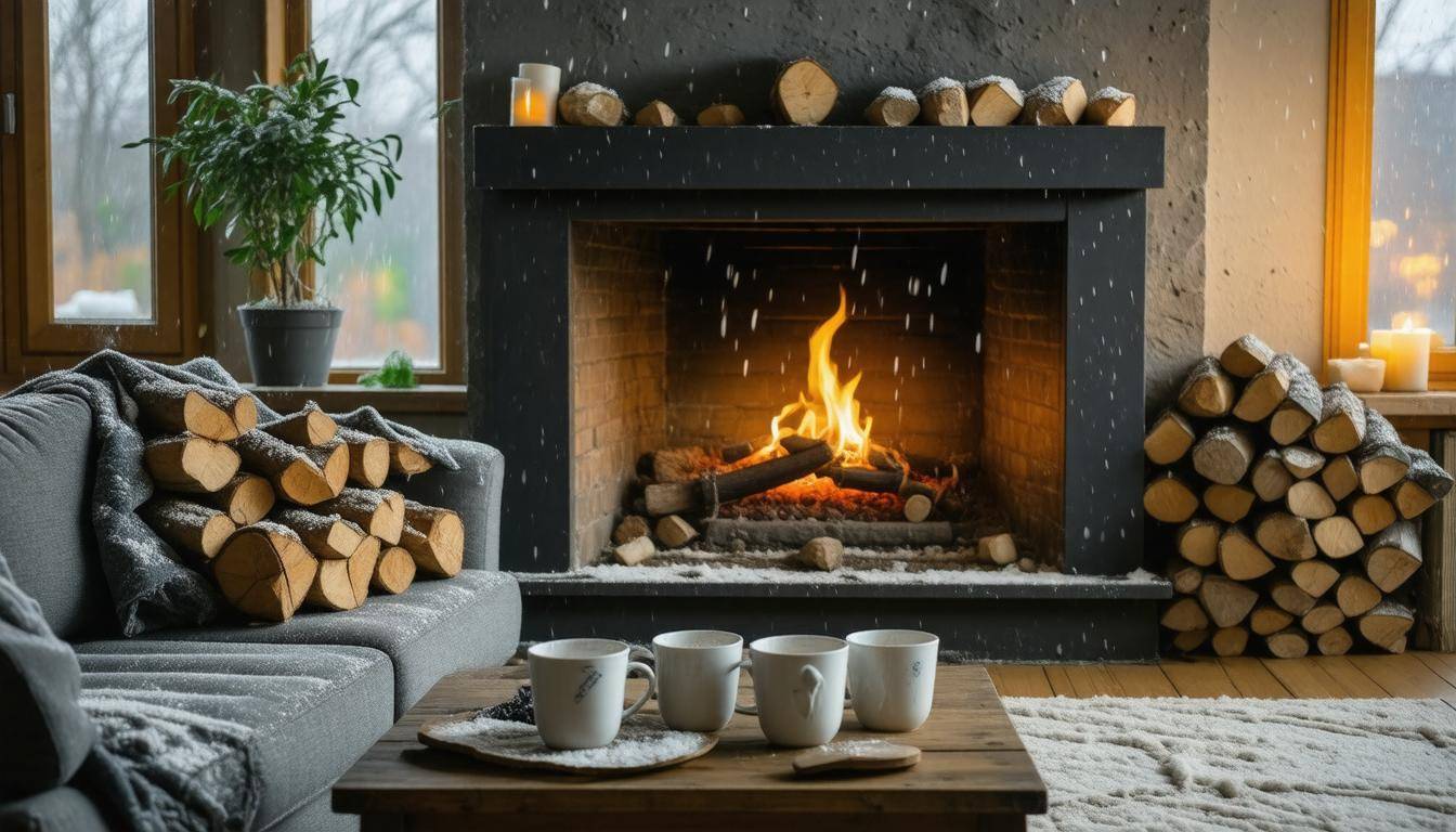 Cozy blizzard preparation