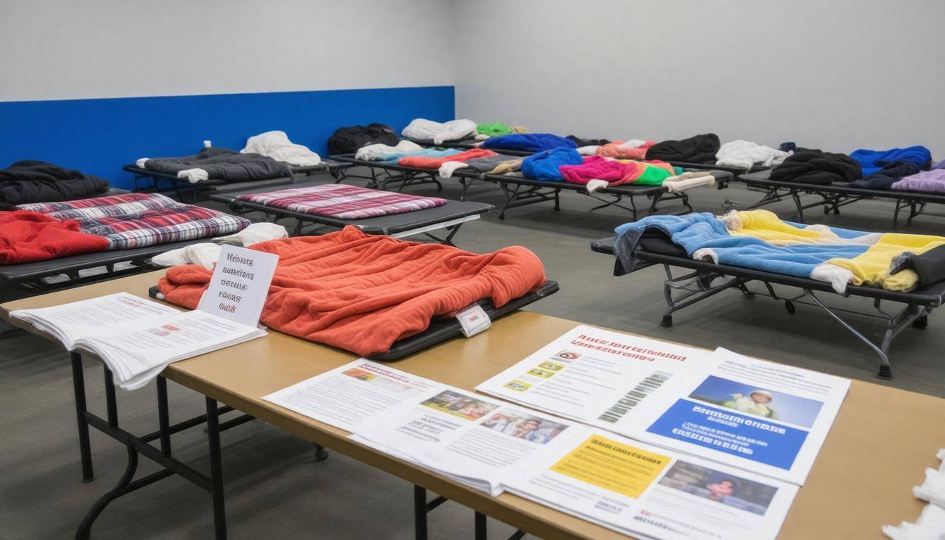 Cozy evacuation shelter