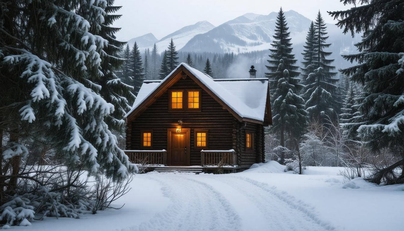 Cozy mountain cabin