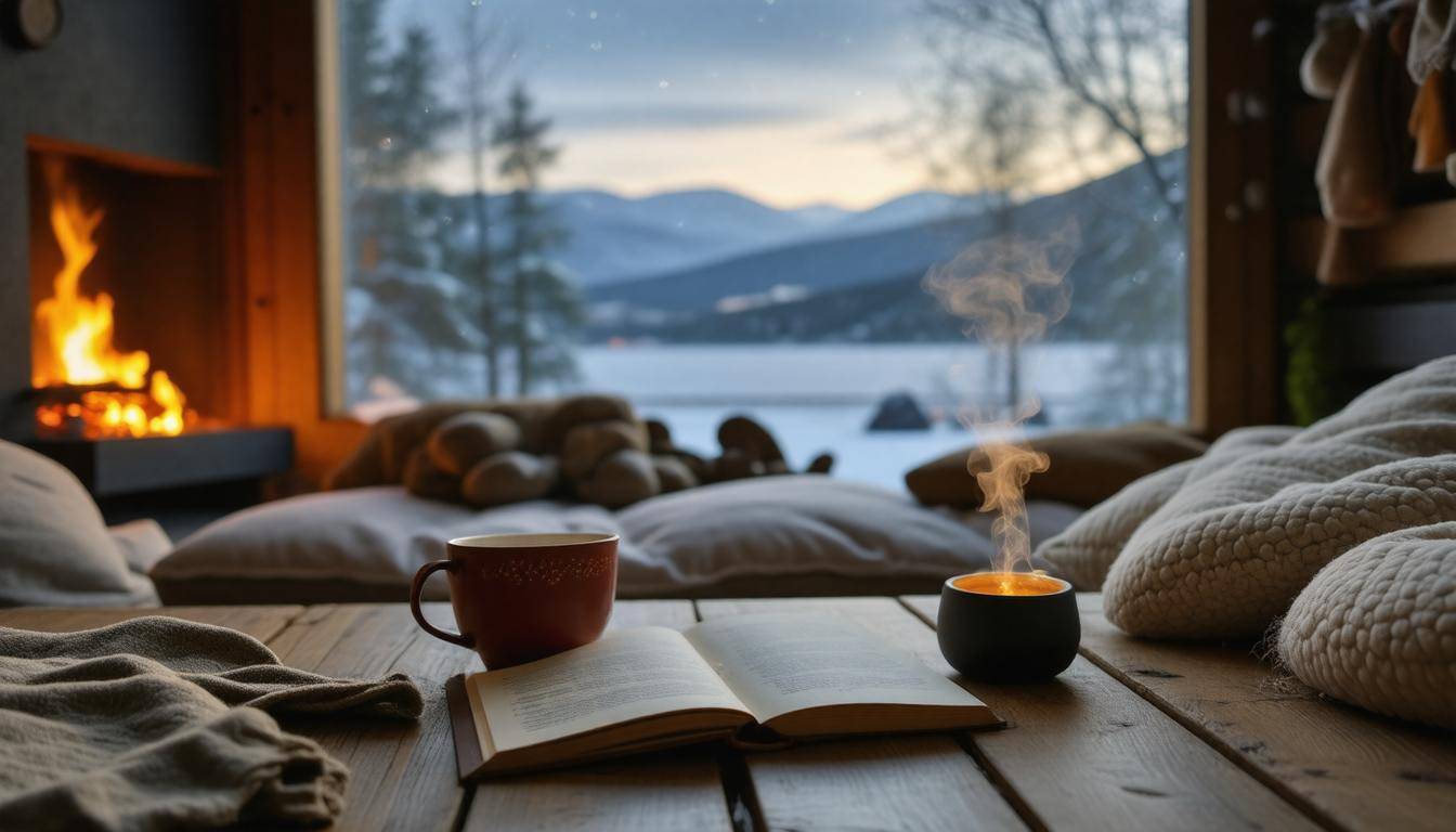 Cozy polar night setting