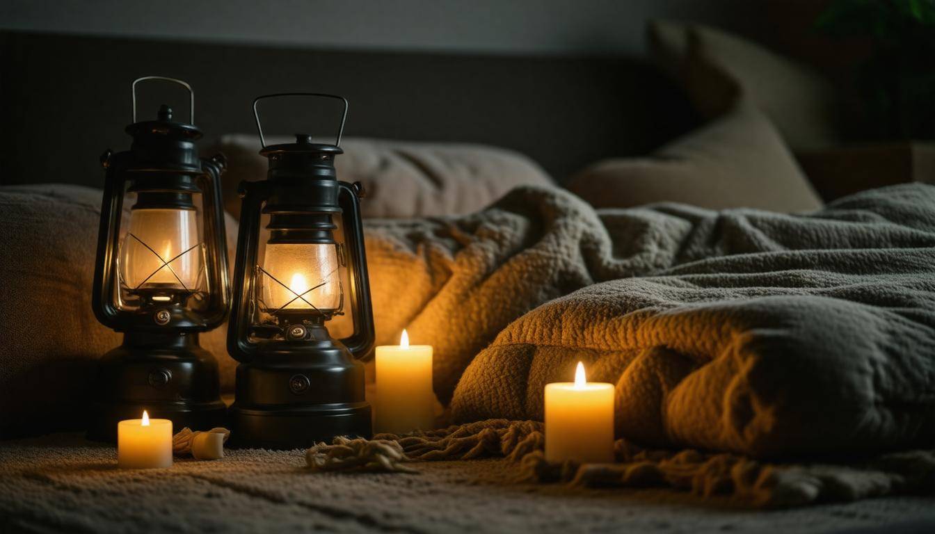 Cozy power outage setup