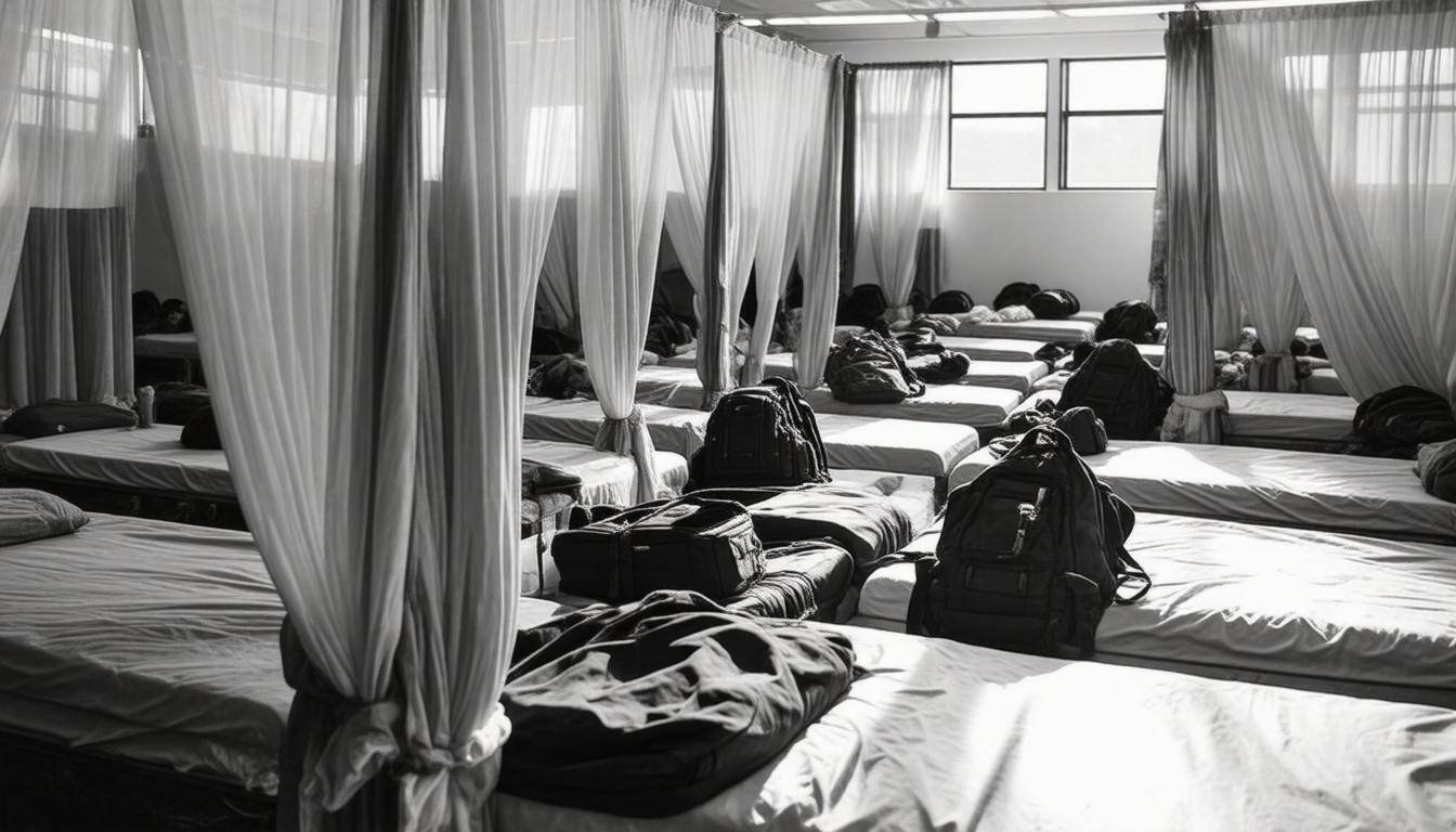 Cozy temporary housing unit