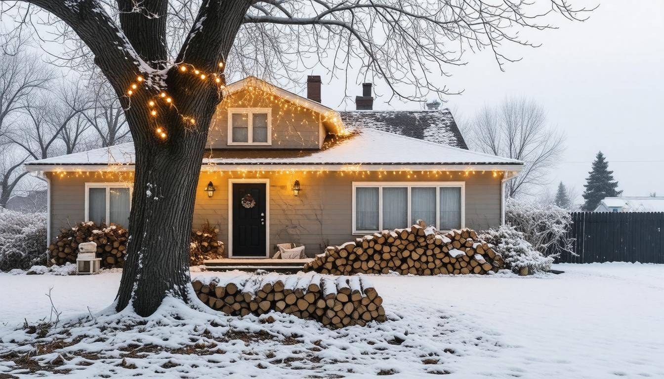 Cozy winter home
