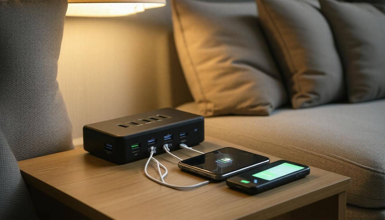 DIY charging station setup