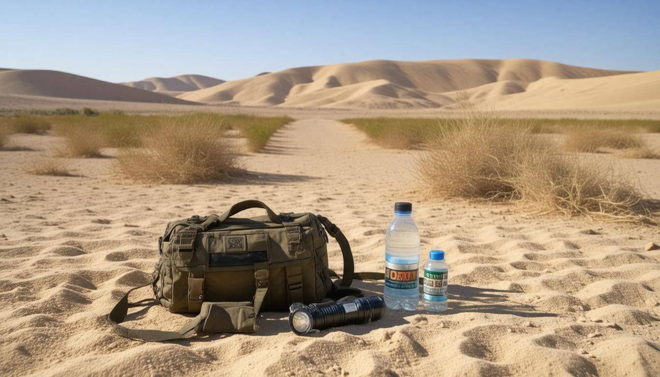 Desert survival emergency kit