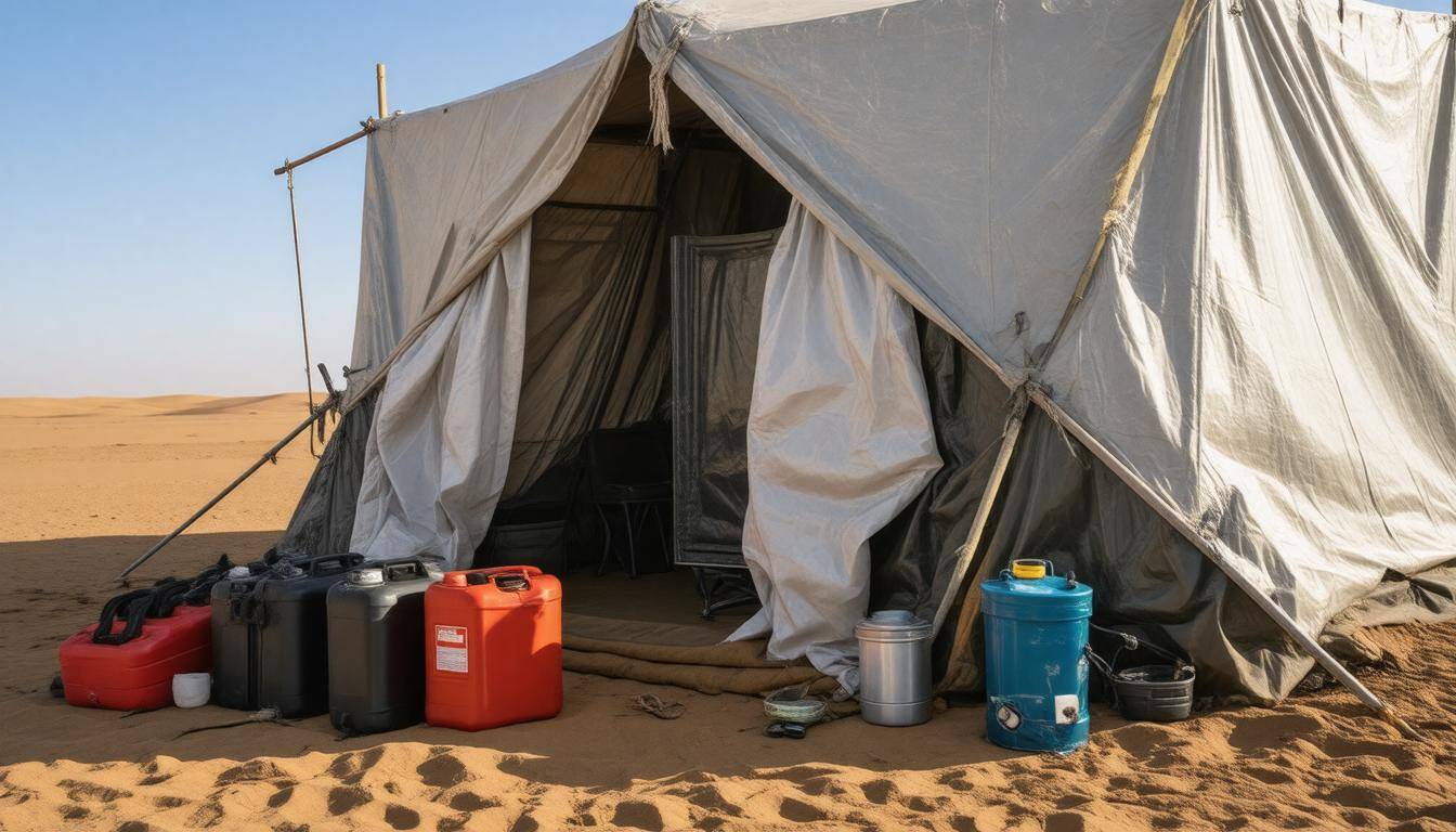 Desert survival shelter