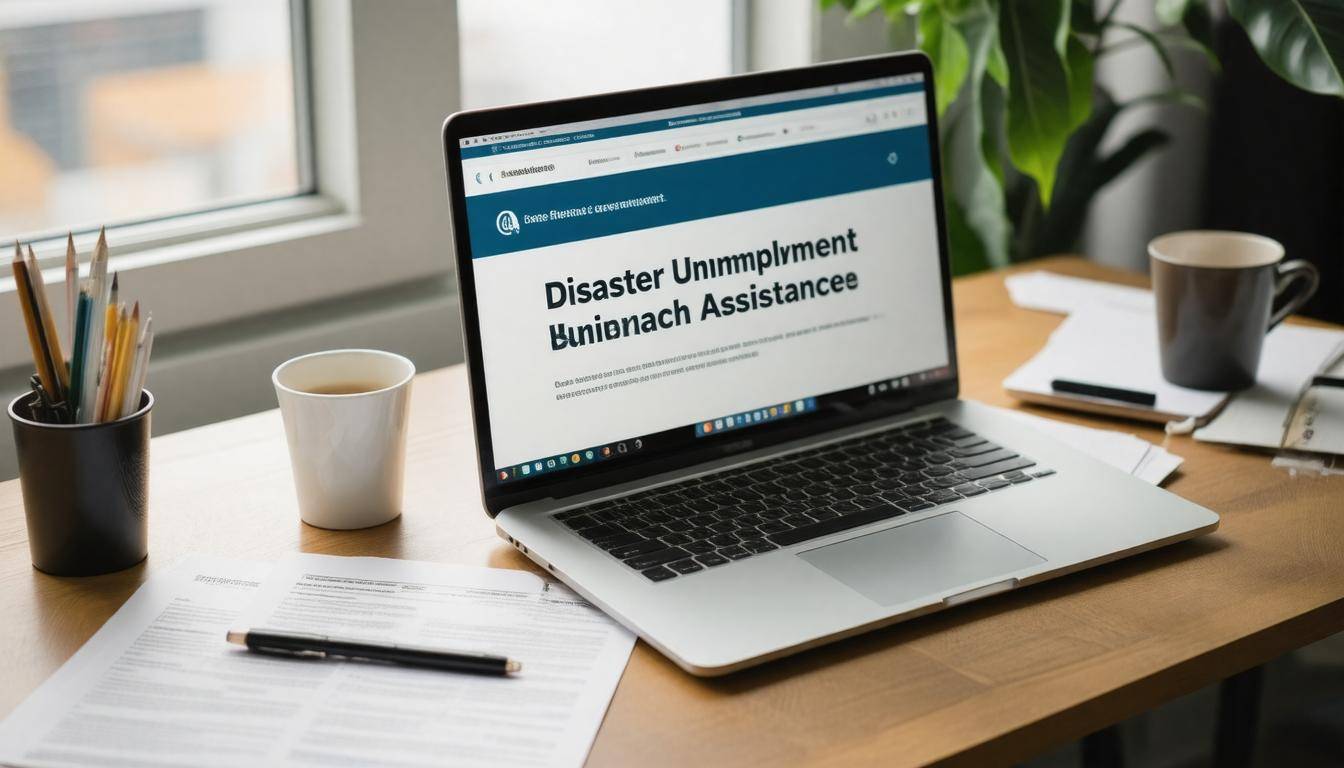 Desk with eligibility guide