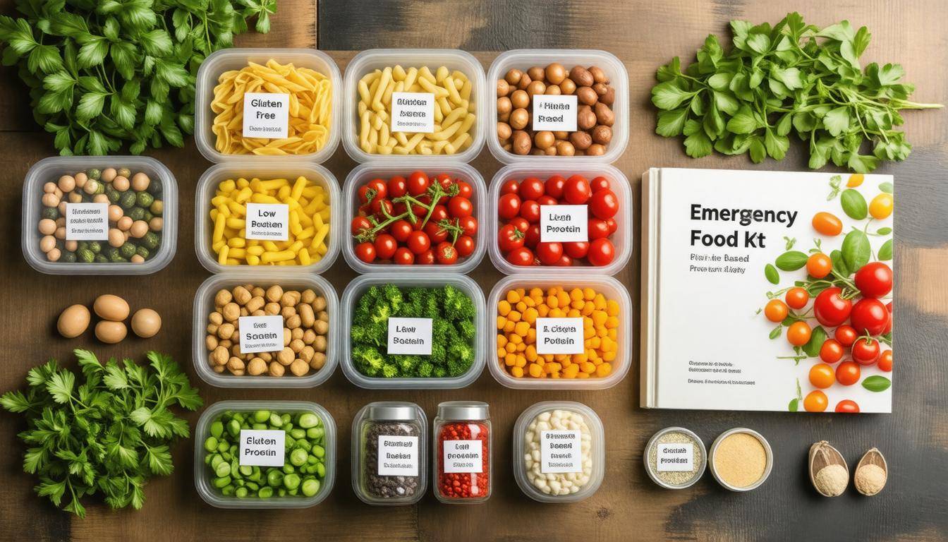 Diverse emergency food kit