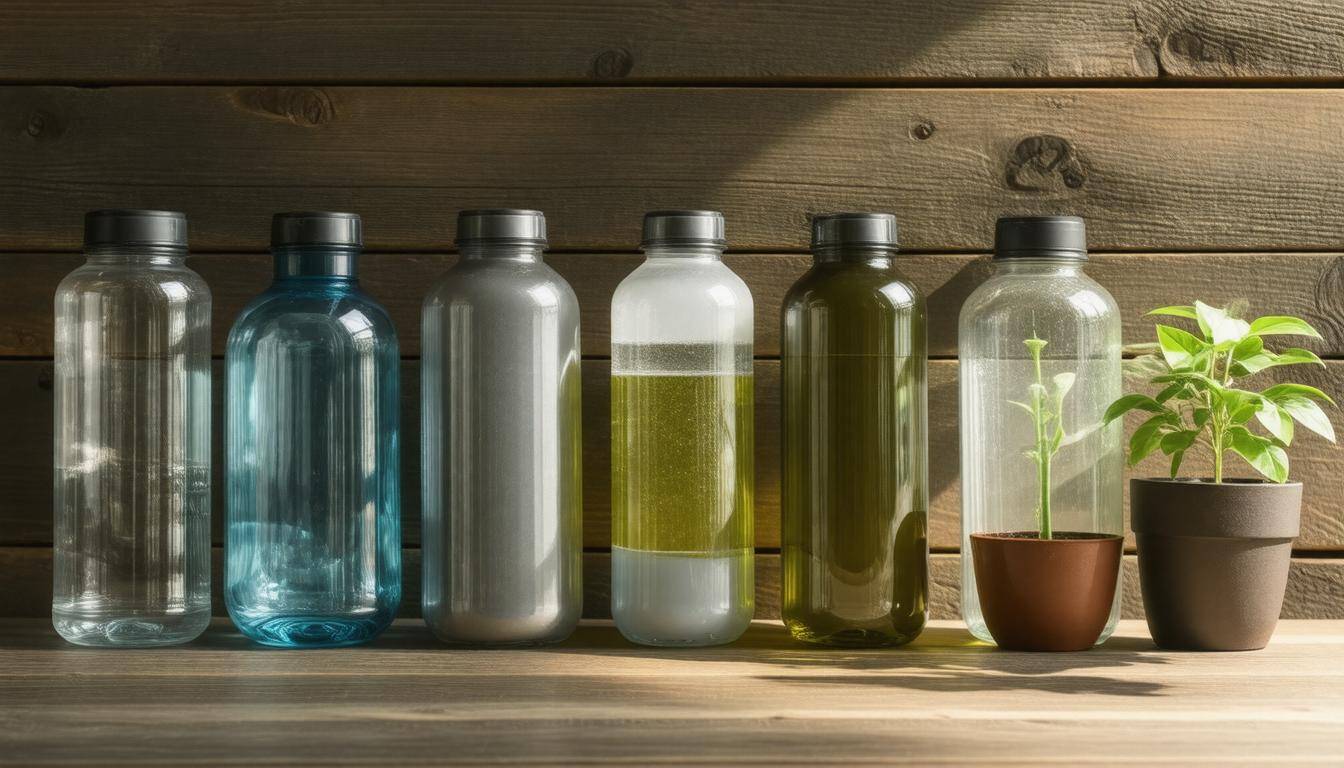 Diverse water containers