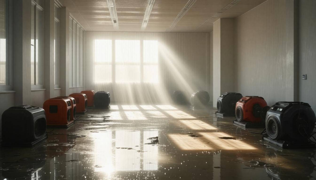 Drying process in action