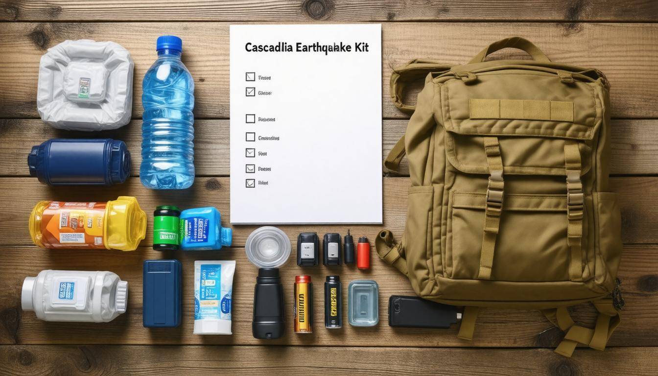 Earthquake kit essentials