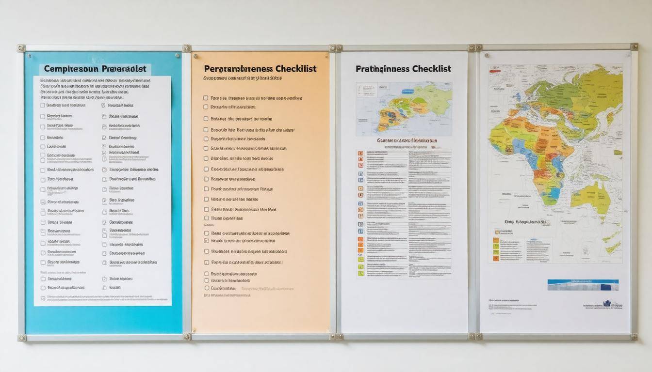 Earthquake preparedness checklist