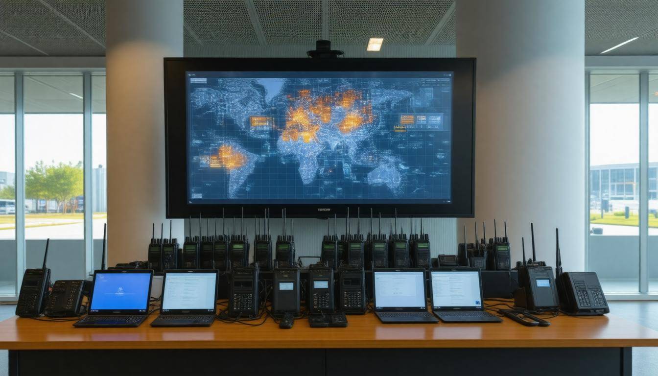 Emergency communication station