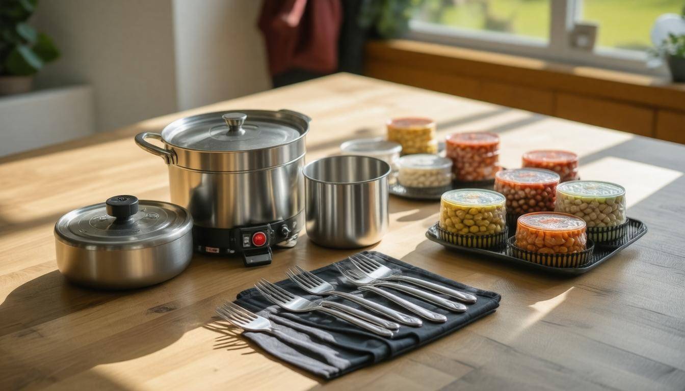 Emergency cooking kit