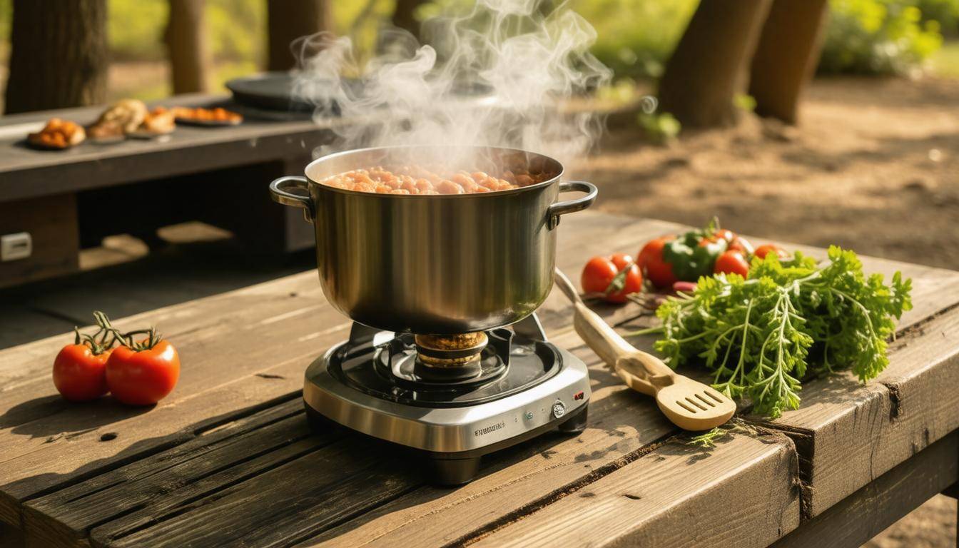 Emergency cooking setup