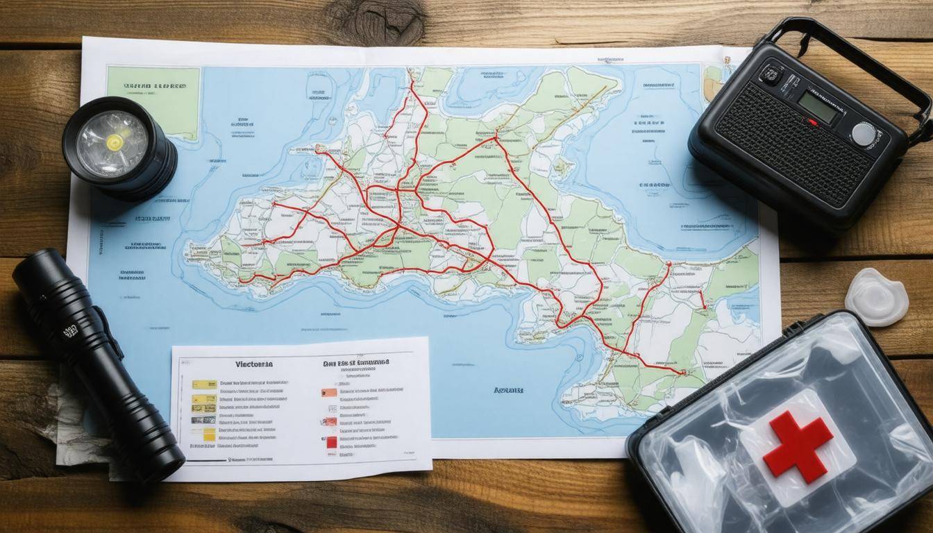 Emergency evacuation map