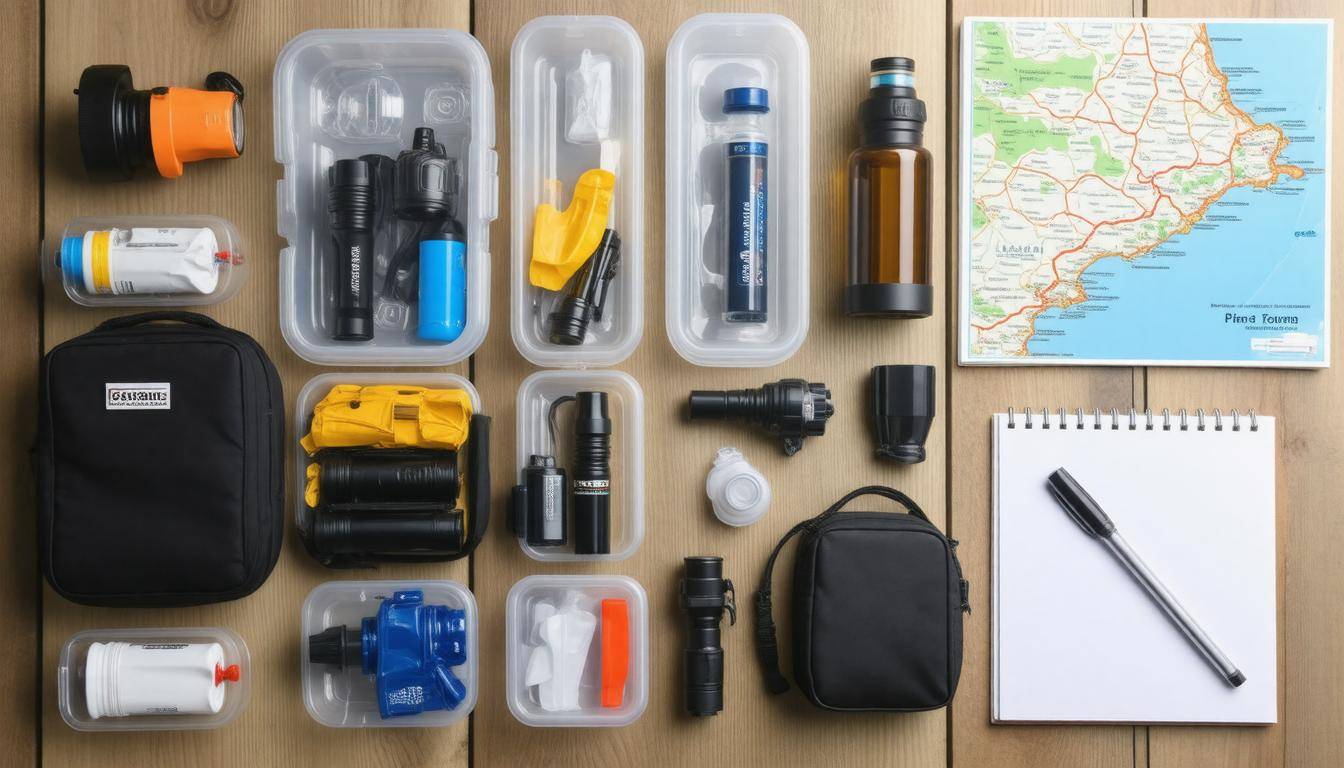 Emergency kit setup