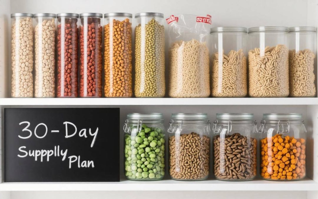 Pet Food Emergency Supply Guide: Stocking Up for 30 Days