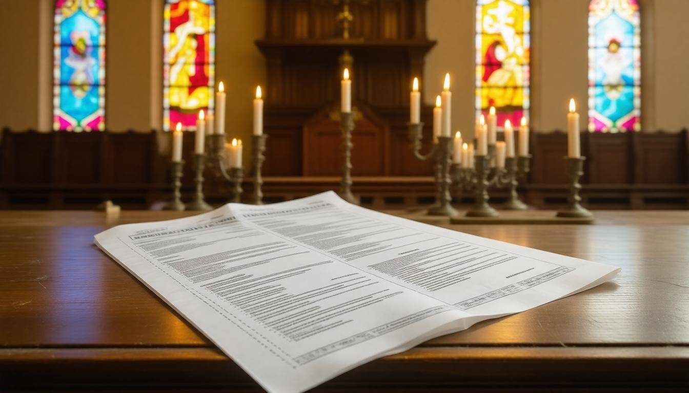 Emergency plan on altar