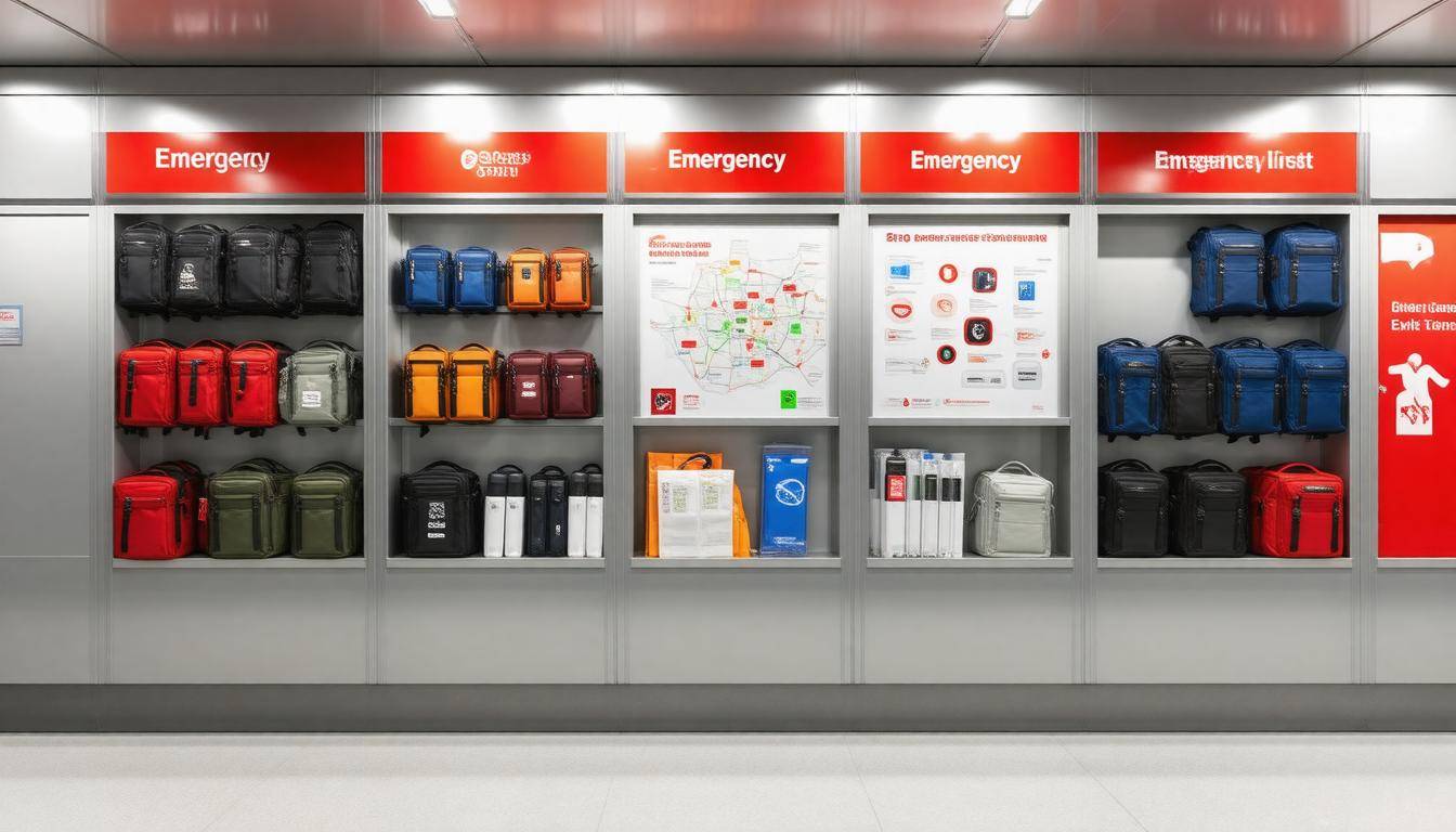 Emergency preparedness display