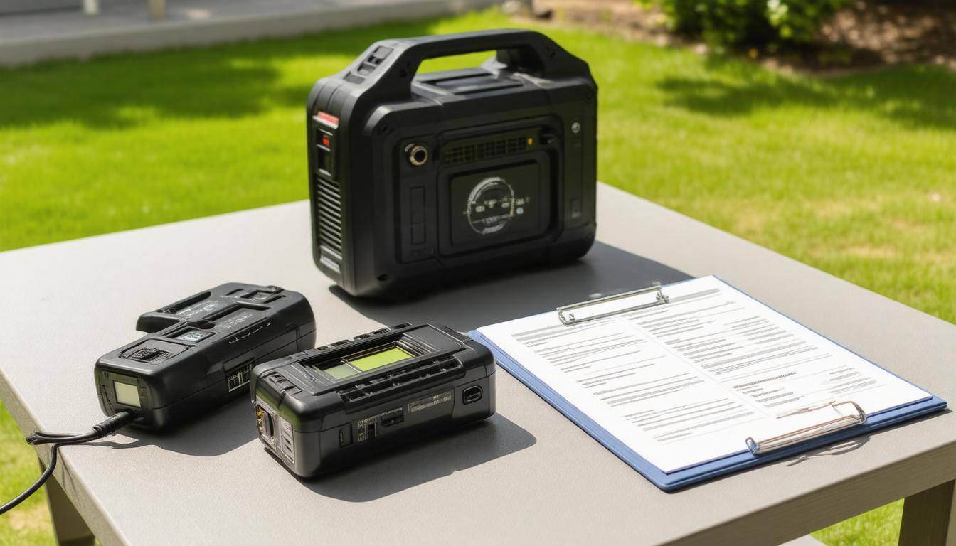 Emergency setup with generator