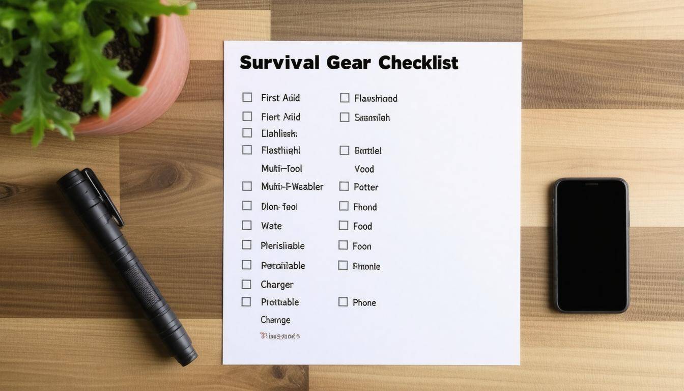 Essential survival gear