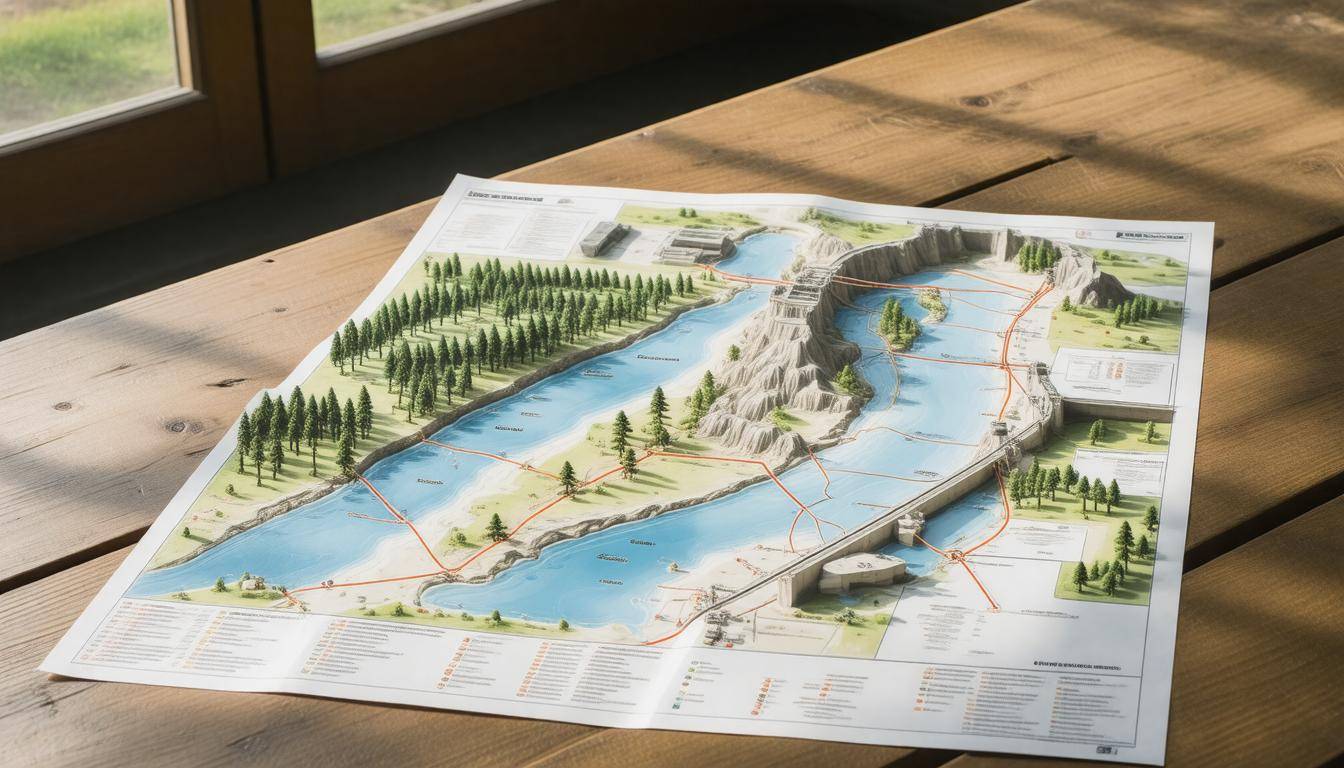 Evacuation map details