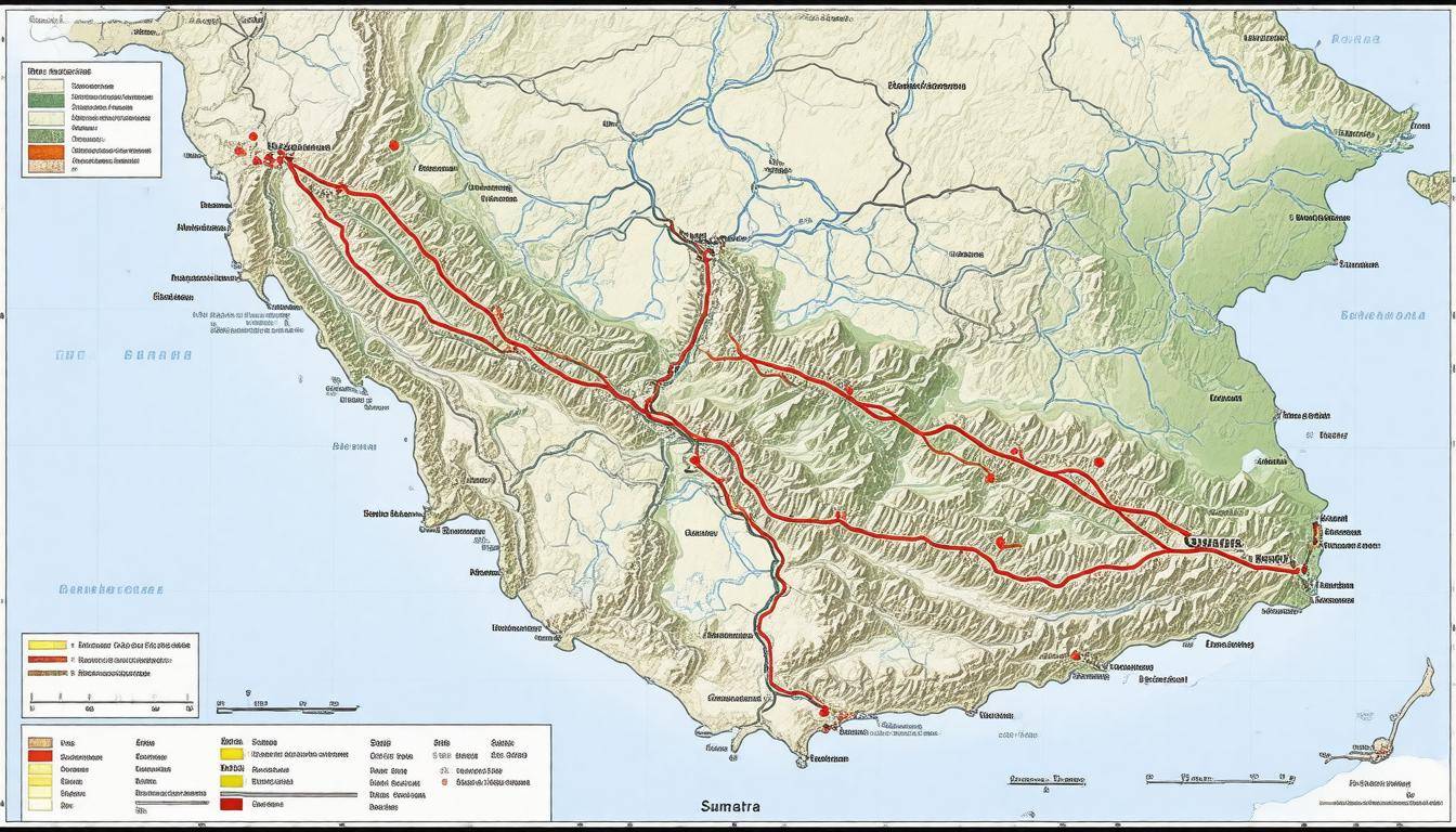 Evacuation map overview