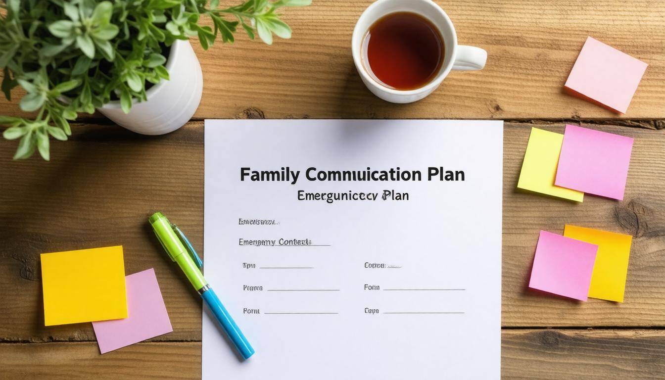 Family communication template