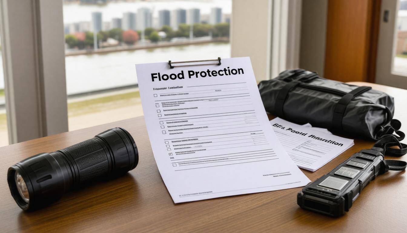 Flood readiness checklist