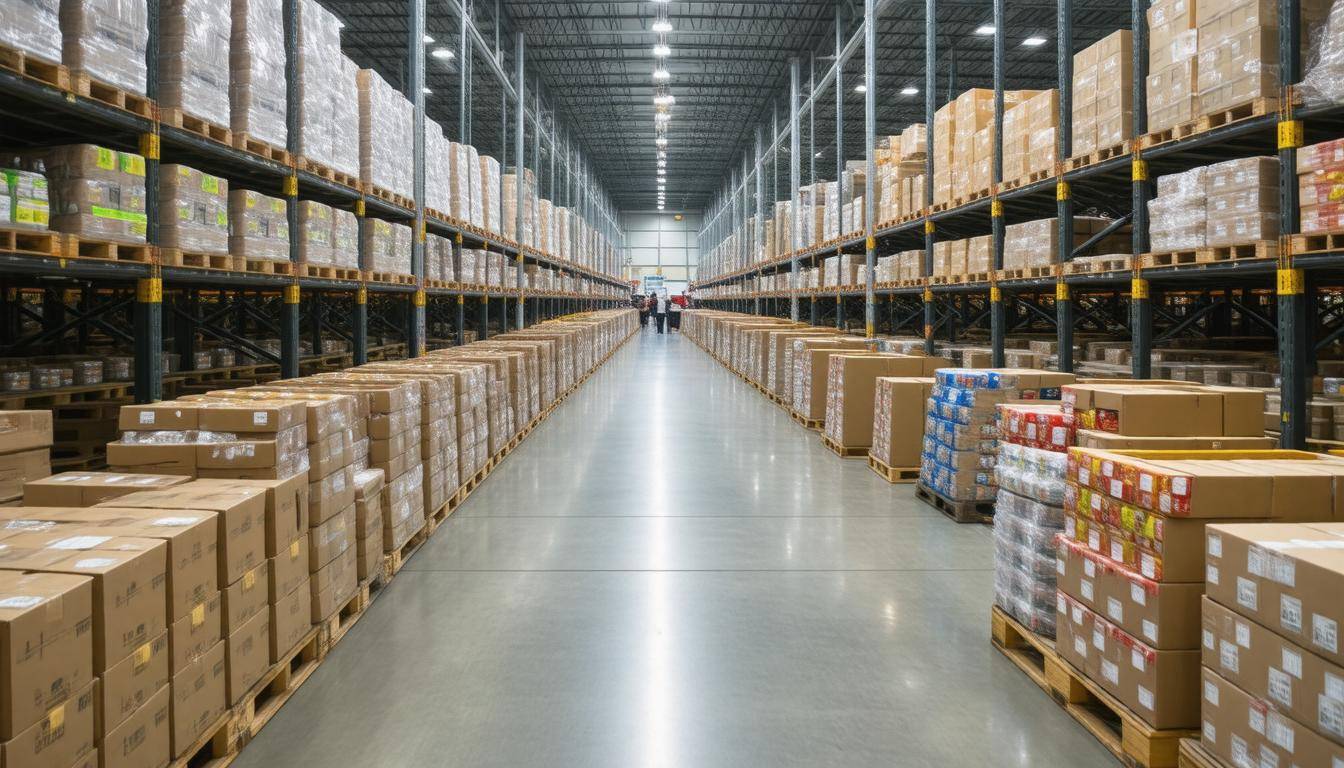 Food bank support scene