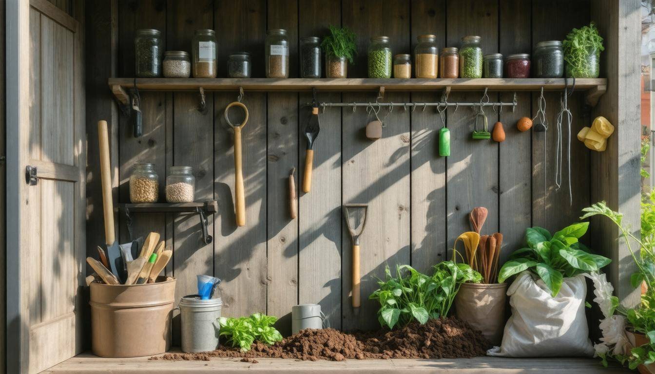 Gardening tools assortment