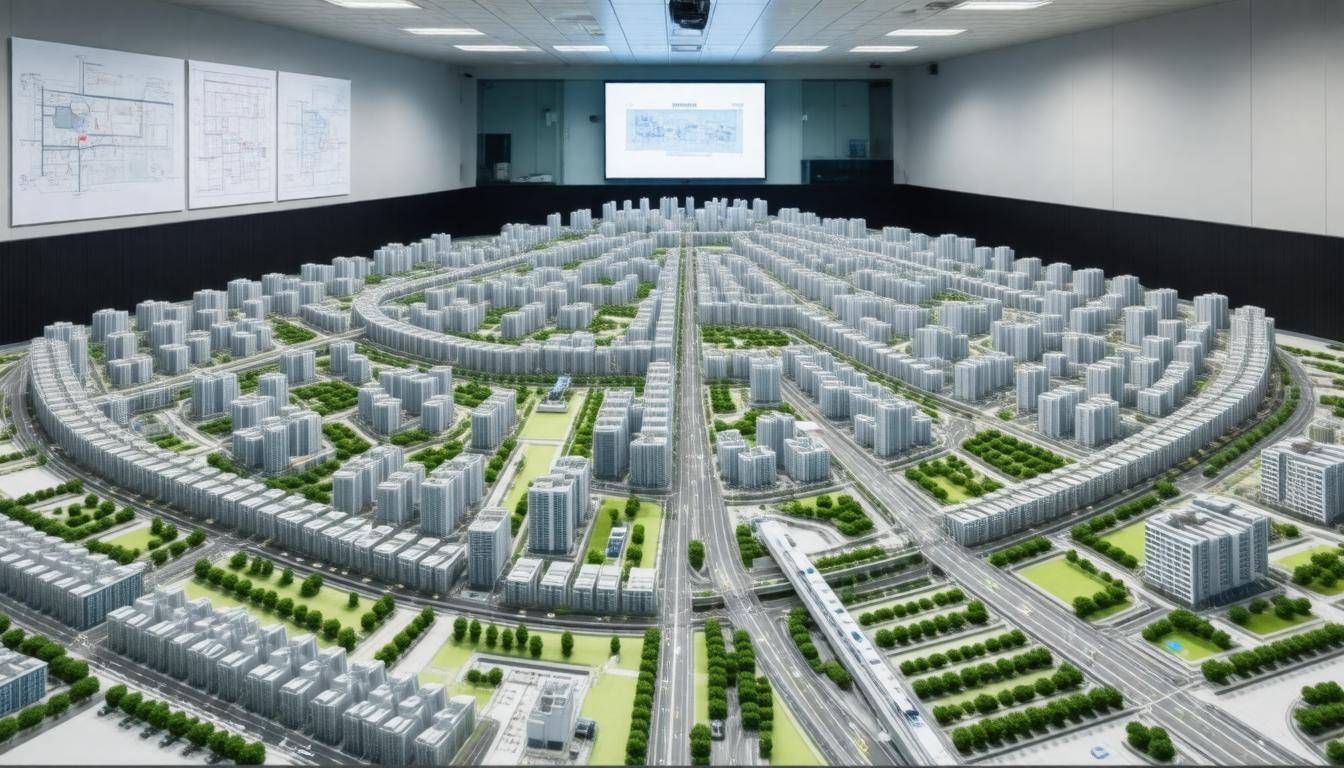 Gwangju urban planning model