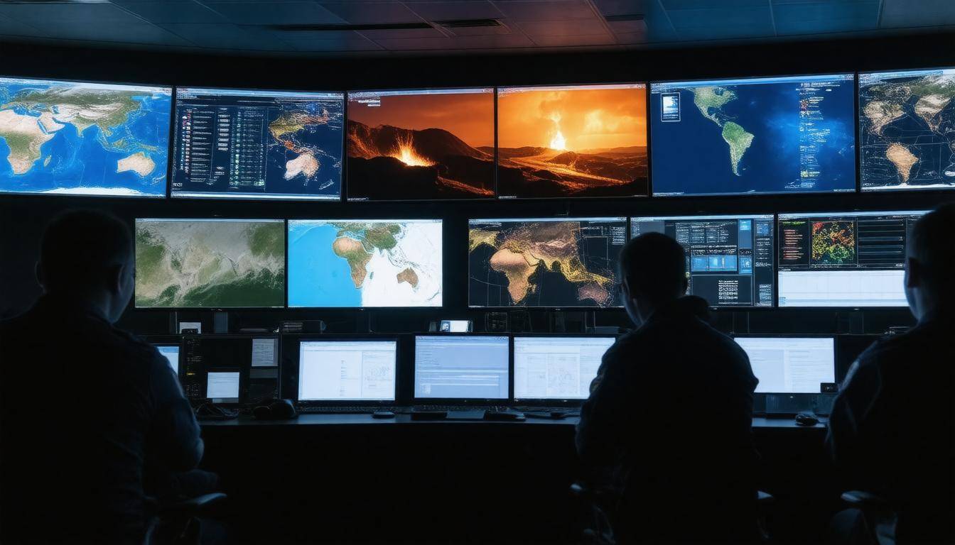 High-tech alert center