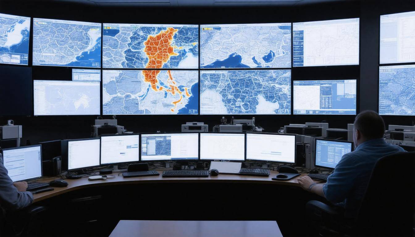 High-tech command center