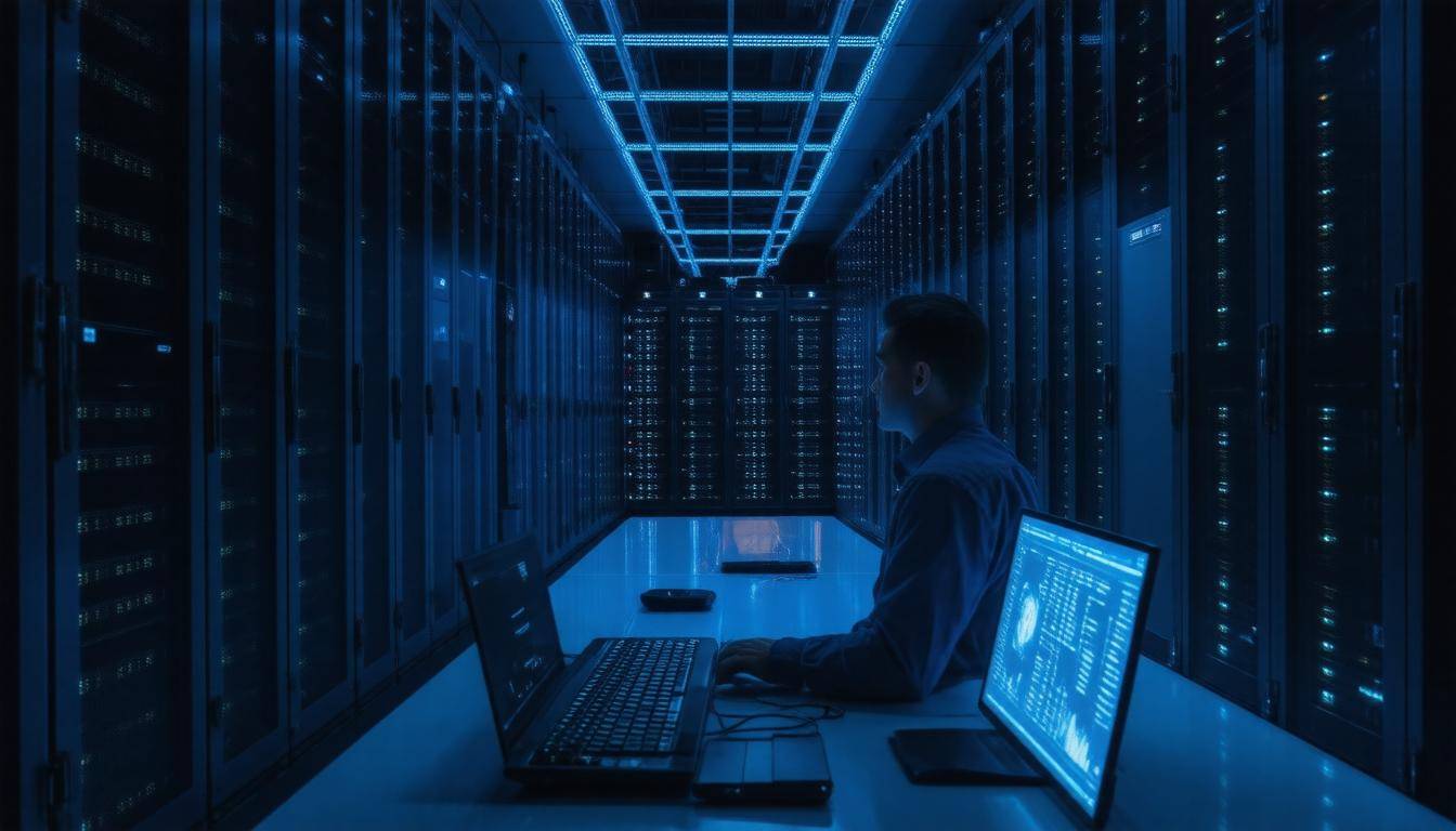 High-tech server monitoring