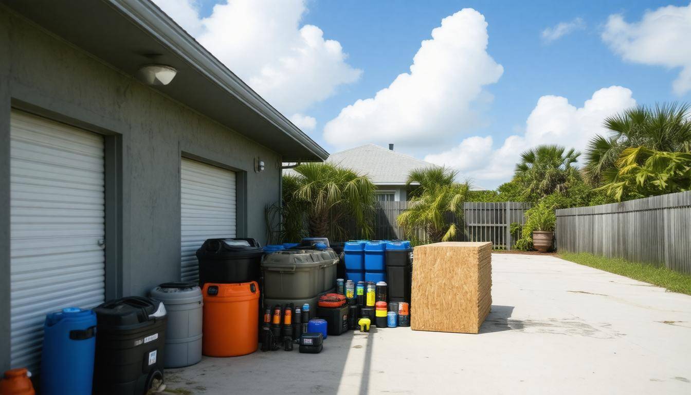 Hurricane preparation supplies